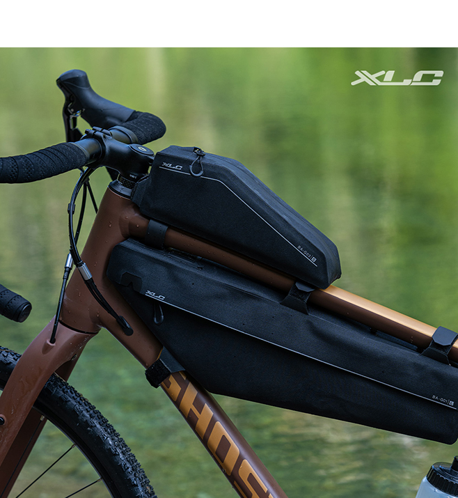 XLC G01 S RAHMENTASCHE 3000 WASSERDICHT OBERROHR GRAVEL BIKE FAHRRAD  TRINKBLASE | eBay